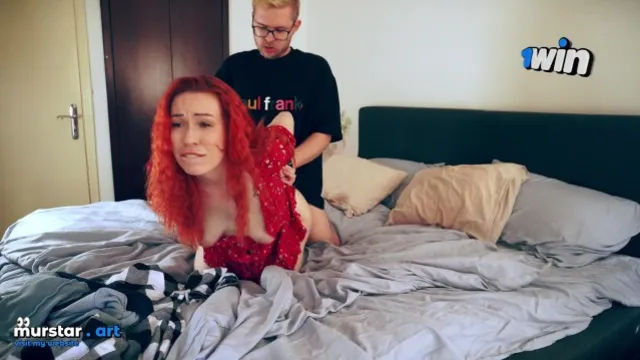 Stepmom Toma Mur helps her stepson make his bed with her mouth and pussy